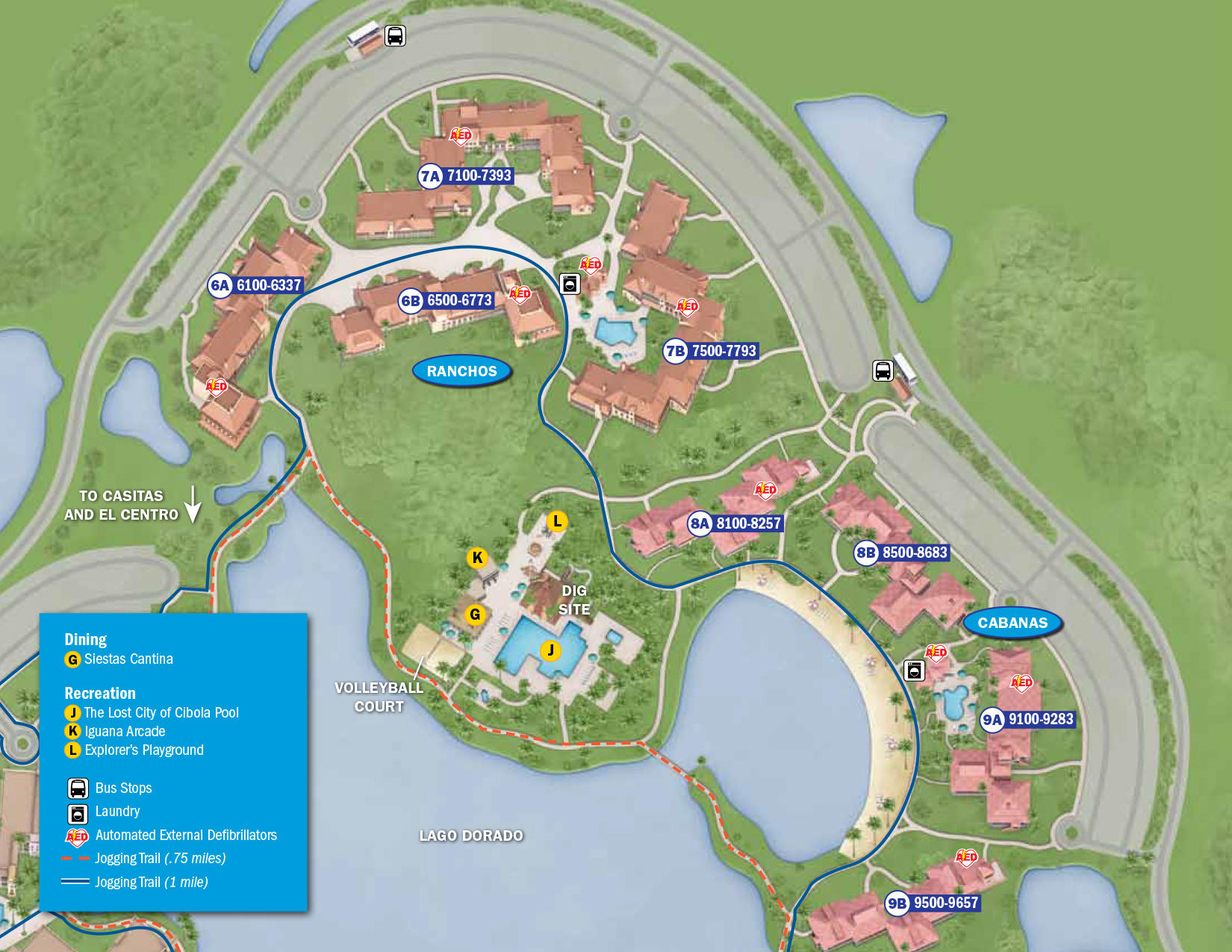 Coronado Springs Resort Map | KennythePirate.com